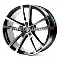 Replica Porsche (PR3081) 11,5x22 5x130 ET61 DIA71,6 (black machined face)
