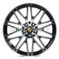 Replica Porsche (PR3082) 11x21 5x130 ET58 DIA71,6 (gloss black machined face)