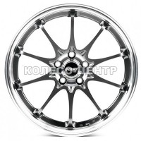 Replica Rays (CW950) 8x18 5x112 ET35 DIA66,6 (gun metal machined lip machined center)