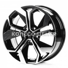 Replica Renault (RN861) 7x17 5x114,3 ET45 DIA66,1 (gloss black machined face)