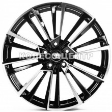 Replica Skoda (SK0361) 8x19 5x112 ET43 DIA57,1 (gloss black machined face)