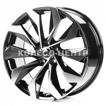 Replica Skoda (SK18931) 7,5x18 5x112 ET38 DIA57,1 (gloss black machined face)