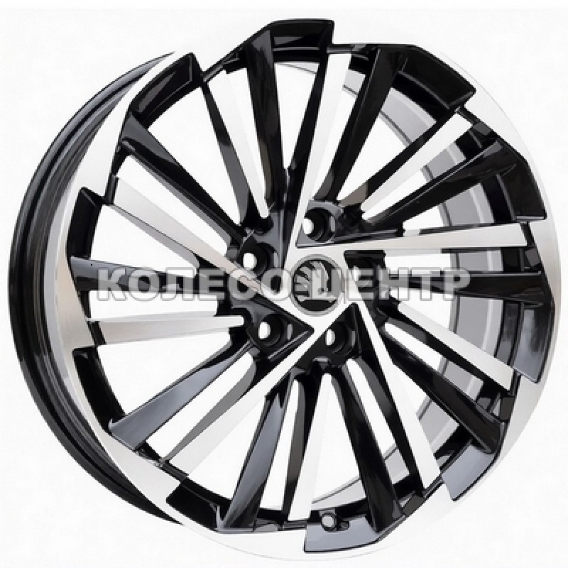 Replica Skoda (SK261) 8x19 5x112 ET45 DIA57,1 (gloss black) Колесо-Центр Запоріжжя