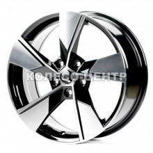 Replica Skoda (SK5626) 7,5x18 5x112 ET48 DIA57,1 (gloss black machined face)