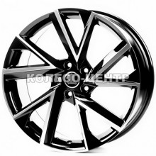Replica Skoda (SK6116) 8x19 5x112 ET45 DIA57,1 (black machined face)