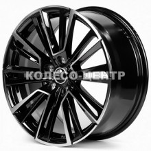 Replica Skoda (SK6213) 8x19 5x112 ET45 DIA57,1 (black machined face)