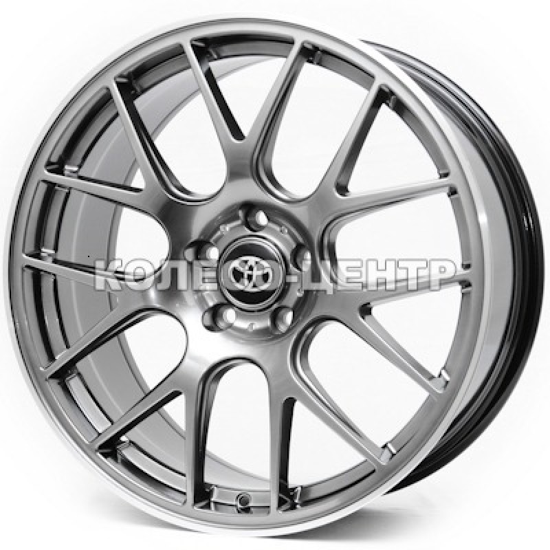 Replica Toyota (DX06) 8,5x19 5x114,3 ET35 DIA73,1 (hyper black machined lip) Колесо-Центр Запоріжжя