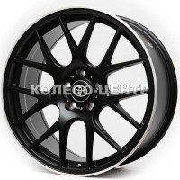 Replica Toyota (DX06) 8,5x19 5x114,3 ET35 DIA73,1 (matt black machined lip)