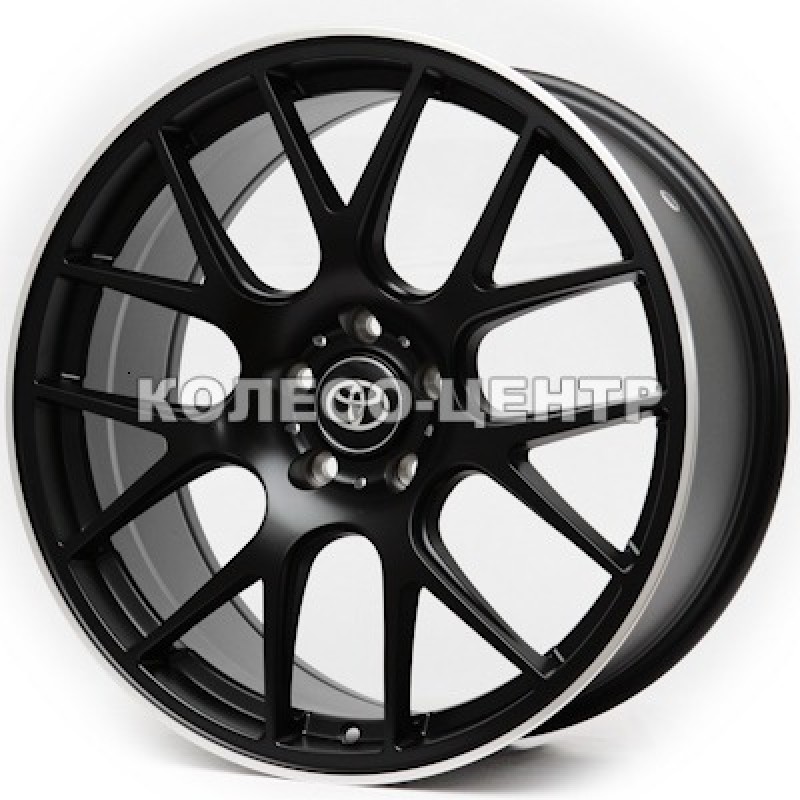 Replica Toyota (DX06) 8,5x19 5x114,3 ET35 DIA73,1 (matt black machined lip) Колесо-Центр Запоріжжя