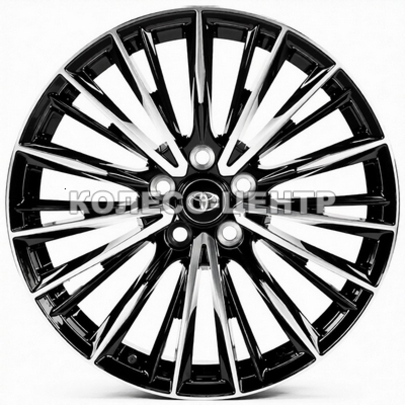 Replica Toyota (TY042) 8,5x19 5x114,3 ET35 DIA60,1 (black machined face) Колесо-Центр Запоріжжя