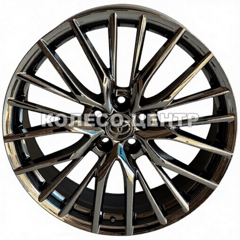 Replica Toyota (TY047) 8x18 5x114,3 ET35 DIA60,1 (black vacuum chrome) Колесо-Центр Запоріжжя