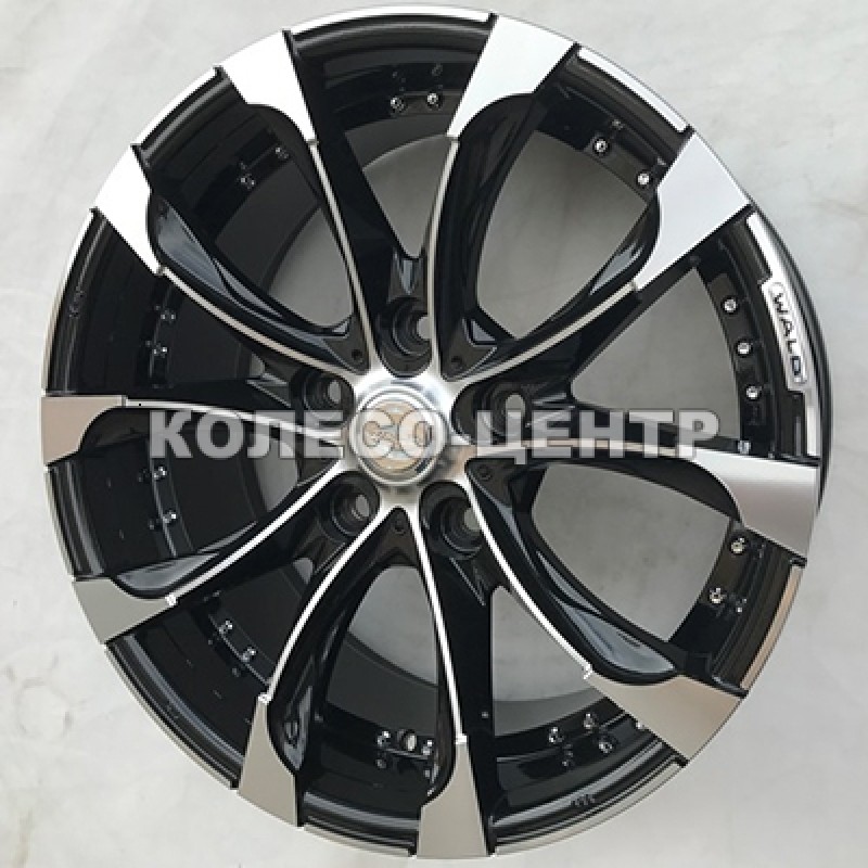 Replica Toyota (TY1091) 6x15 5x100 ET40 DIA54,1 (black machined face) Колесо-Центр Запоріжжя