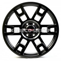 Replica Toyota (TY1174) 9x22 6x139,7 ET15 DIA106,1 (matt black painted)