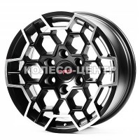 Replica Toyota (TY3304) 7,5x17 6x139,7 ET15 DIA106,1 (matte black machined face)