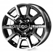 Replica Toyota (TY3435) 8x18 5x150 ET60 DIA110,1 (black machined face)
