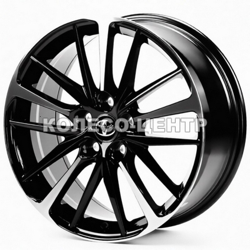Replica Toyota (TY395) 8x19 5x114,3 ET50 DIA60,1 (black machined face) Колесо-Центр Запоріжжя