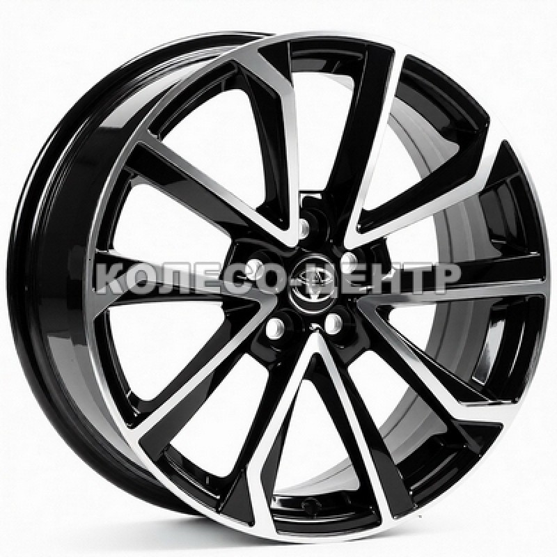 Replica Toyota (TY408) 8x18 5x114,3 ET50 DIA60,1 (black machined face) Колесо-Центр Запоріжжя