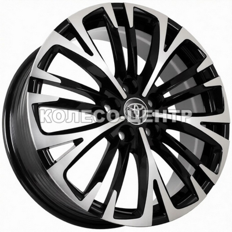 Replica Toyota (TY444) 7x18 5x114,3 ET45 DIA60,1 (black machined face) Колесо-Центр Запоріжжя