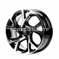 Replica Toyota (TY690) 6,5x17 5x114,3 ET45 DIA60,1 (black machined face)