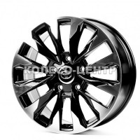 Replica Toyota (TY880/1) 8,5x20 5x150 ET58 DIA110,1 (black machined face)