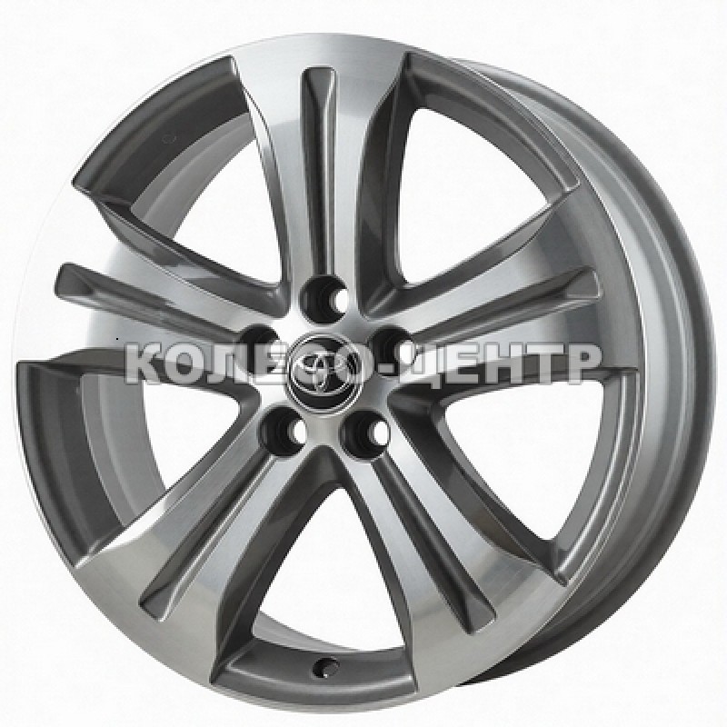 Replica Toyota (TY9008) 7,5x19 5x114,3 ET35 DIA60,1 (gun metal machined face) Колесо-Центр Запоріжжя