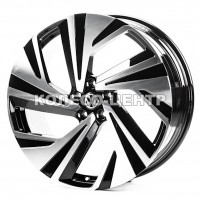Replica Volkswagen (VV21846) 8,5x21 5x112 ET40 DIA57,1 (gloss black machined face)
