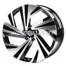 Replica Volkswagen (VV21846) 8,5x21 5x112 ET40 DIA57,1 (gloss black machined face)