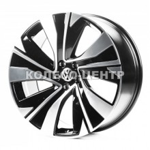Replica Volkswagen (VV3336) 9x21 5x112 ET34 DIA57,1 (black machined face)
