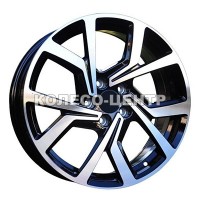 Replica Volkswagen (VV5228) 7,5x17 5x112 ET35 DIA57,1 (black machined face)