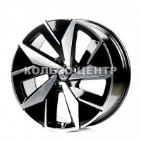 Replica Volkswagen (VV5647) 8x20 5x112 ET45 DIA57,1 (gloss black machined face)