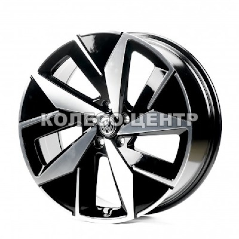 Replica Volkswagen (VV5647) 8x20 5x112 ET45 DIA57,1 (gloss black machined face) Колесо-Центр Запоріжжя
