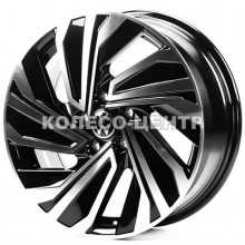 Replica Volkswagen (VW3307) 7x17 5x112 ET46 DIA57,1 (black machined)