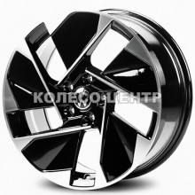 Replica Volkswagen (VW3342) 7,5x18 5x112 ET50 DIA57,1 (black machined)