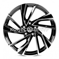 Replica Volkswagen (VW481) 8x19 5x112 ET42 DIA57,1 (black machined face)