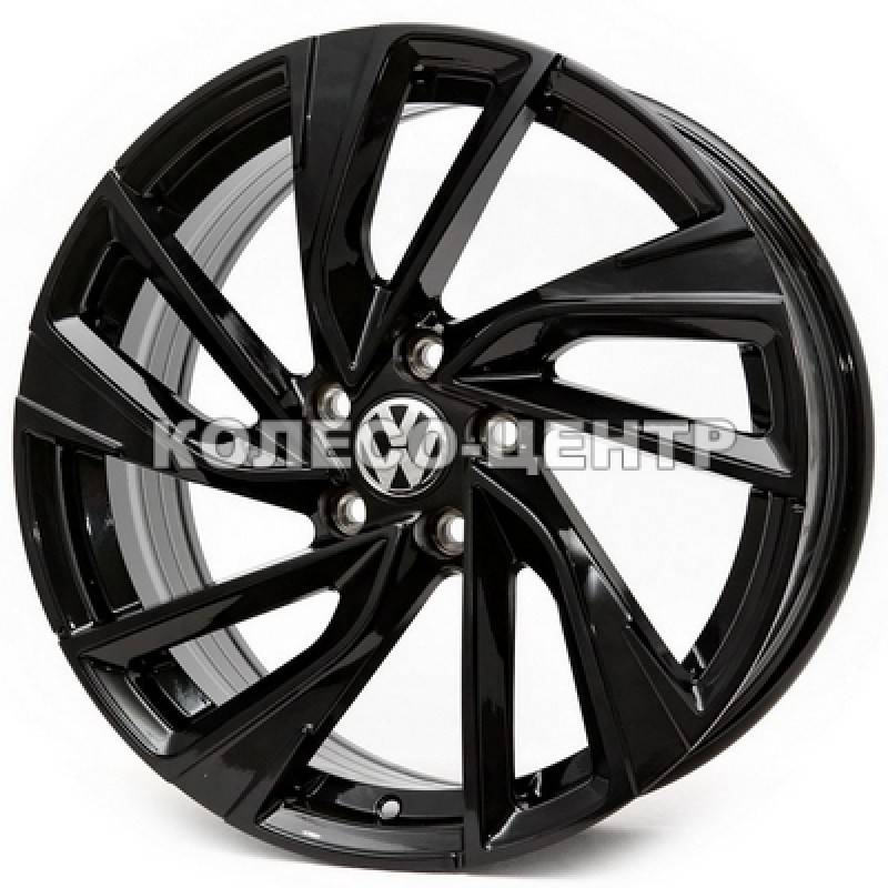 Replica Volkswagen (VW6111) 7x17 5x112 ET45 DIA57,1 (black) Колесо-Центр Запоріжжя