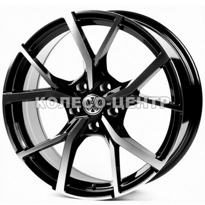 Replica Volkswagen (VW6113) 8x18 5x112 ET45 DIA57,1 (gloss black) Колесо-Центр Запоріжжя