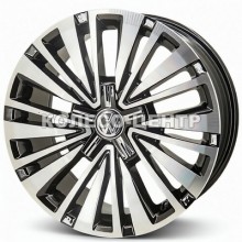 Replica Volkswagen (VW663) 8x18 5x112 ET44 DIA57,1 (black machined)