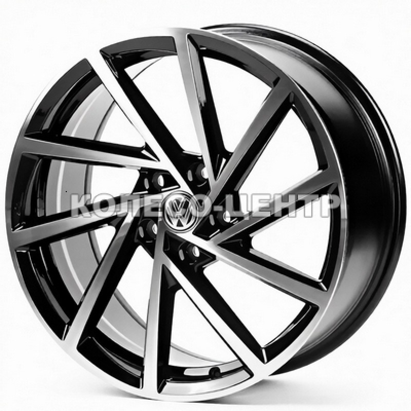 Replica Volkswagen (VW681) 8x19 5x112 ET45 DIA57,1 (black machined face) Колесо-Центр Запоріжжя