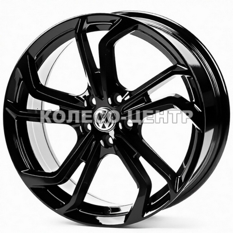 Replica Volkswagen (VW698) 8x18 5x112 ET45 DIA57,1 (black) Колесо-Центр Запоріжжя