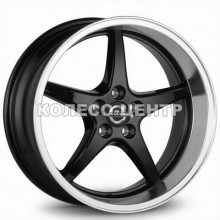 Replica Volvo (VO515) 8,5x18 5x108 ET6 DIA65,1 (black machined lip)