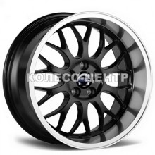 Replica Volvo (VO516) 8,5x18 5x108 ET6 DIA65,1 (black machined lip)