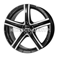 Rial Quinto 9,5x20 5x114,3 ET38 DIA70,1 (diamond black front polished)