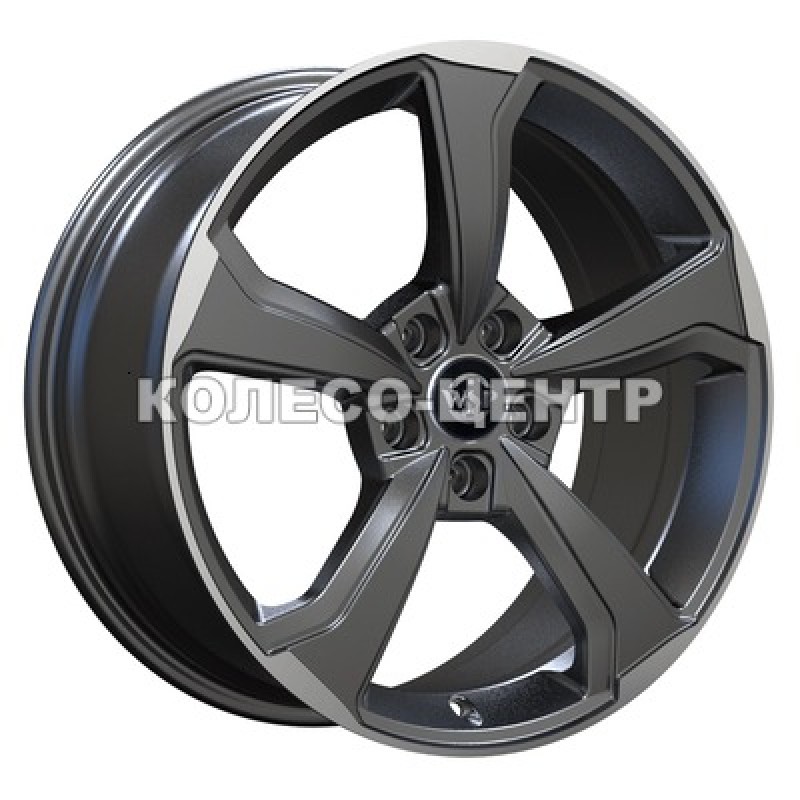 WSP Italy Audi (WD005) Formentera 8x18 5x112 ET39 DIA66,6 (matt gun metal polished) Колесо-Центр Запоріжжя