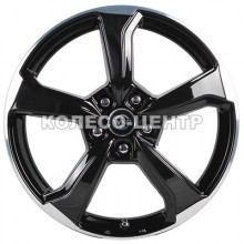 WSP Italy Audi (WD005) Formentera 7x18 5x112 ET43 DIA57,1 (gloss black polished)