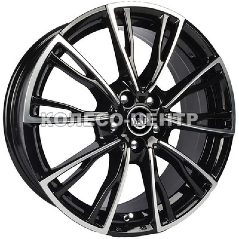 WSP Italy Audi (WD006) Lugano 7,5x17 5x112 ET38 DIA66,6 (gloss black polished) Колесо-Центр Запоріжжя