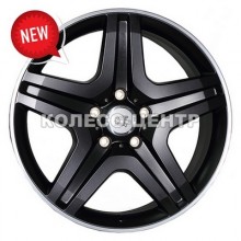 WSP Italy Mercedes (W775) Miyagi 9,5x20 5x130 ET50 DIA84,1 (dull black lip polished)