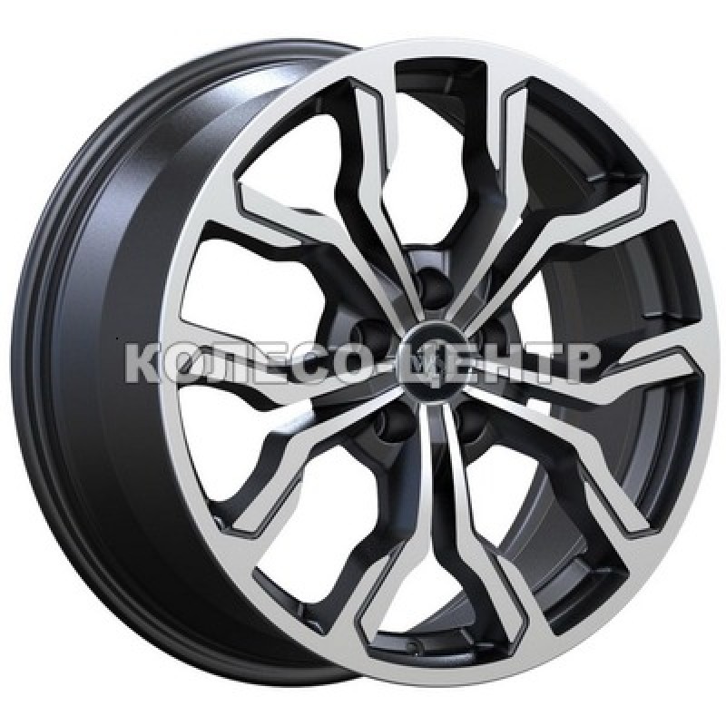 WSP Italy Volkswagen (WD002) New York 7,5x18 5x112 ET35 DIA57,1 (matt gun metal polished) Колесо-Центр Запоріжжя