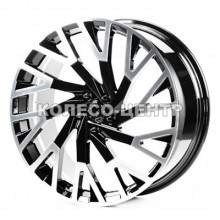 WS Forged WS-068C 9x21 5x112 ET37 DIA66,6 (gloss black machined face)