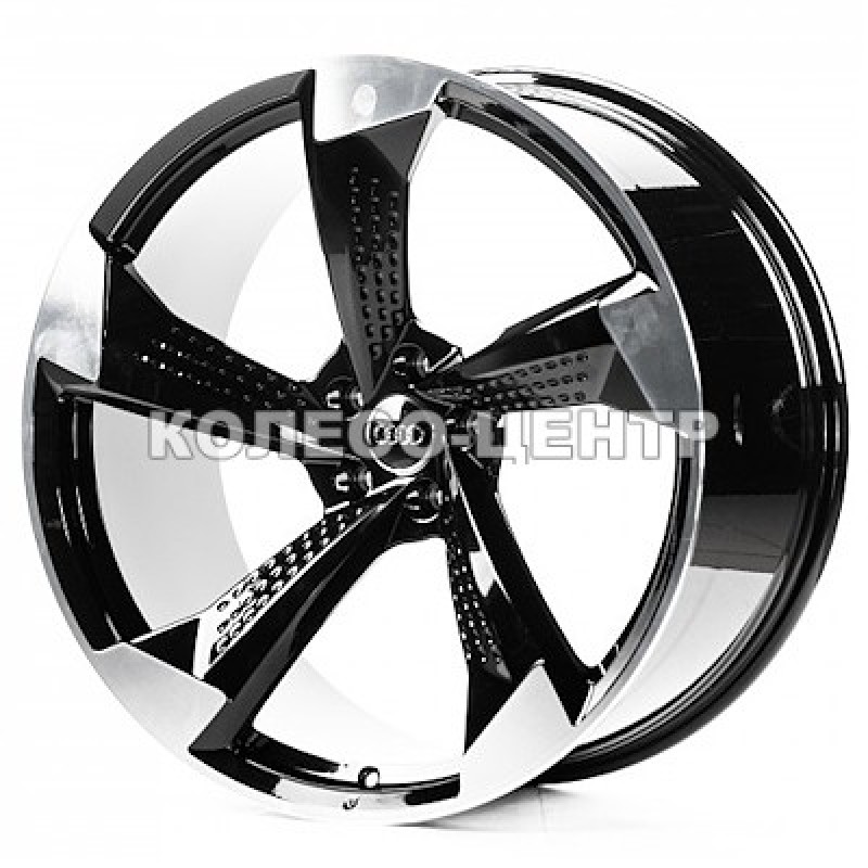 WS Forged WS-A003C 10x22 5x112 ET26 DIA66,6 (gloss black machined face) Колесо-Центр Запоріжжя