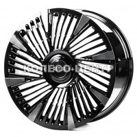 WS Forged WS-LR22C 9,5x22 5x120 ET42,5 DIA72,45 (gloss black dark machined face)